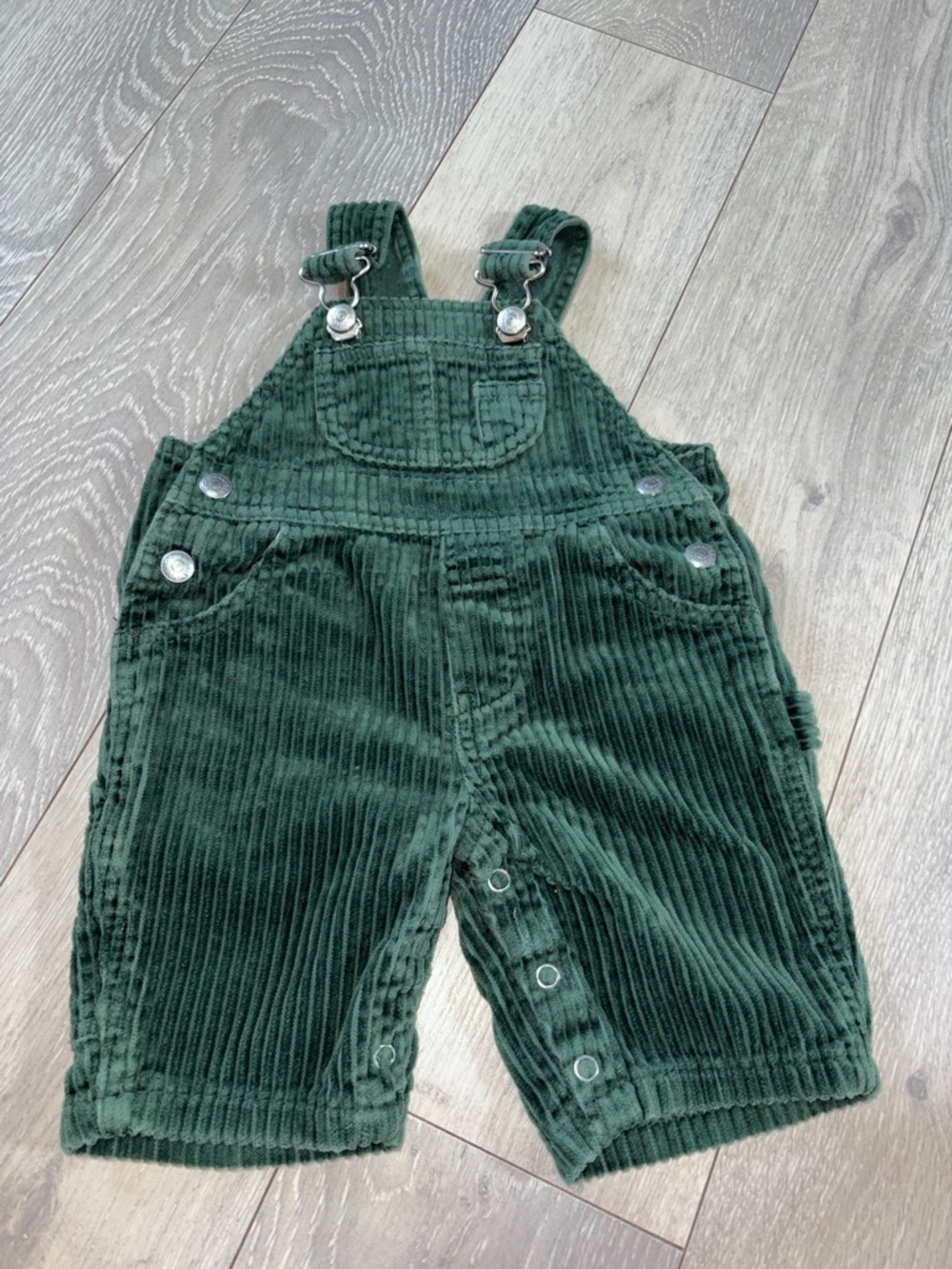 Vintage GAP Dark Green Corduroy Overalls